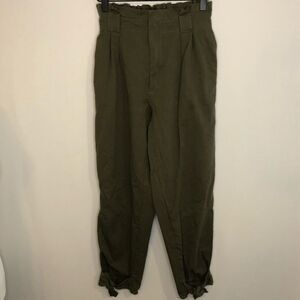 Fashion Nova High Waist Jogger Olive Green Pants